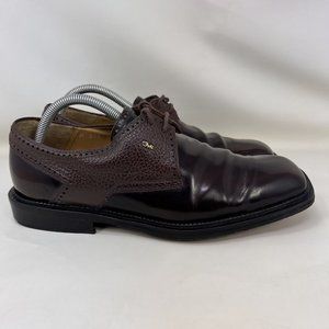 Vintage Foti Leather Dress Shoes Brown Men’s Size 9 D